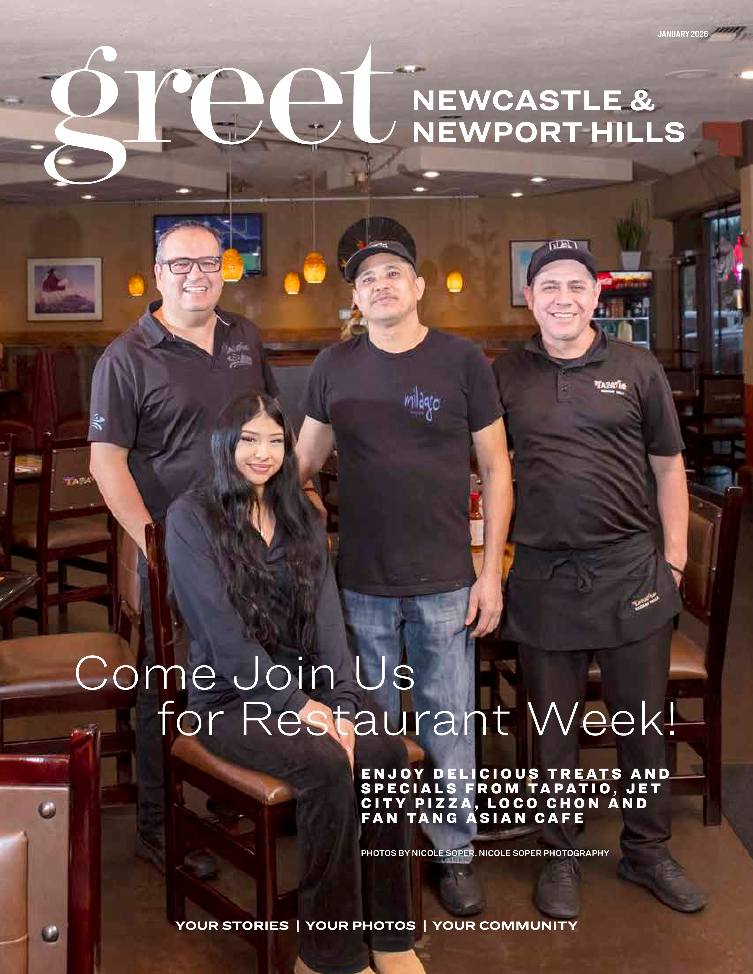 Greet Newcastle & Newport Hills 2026-01-01