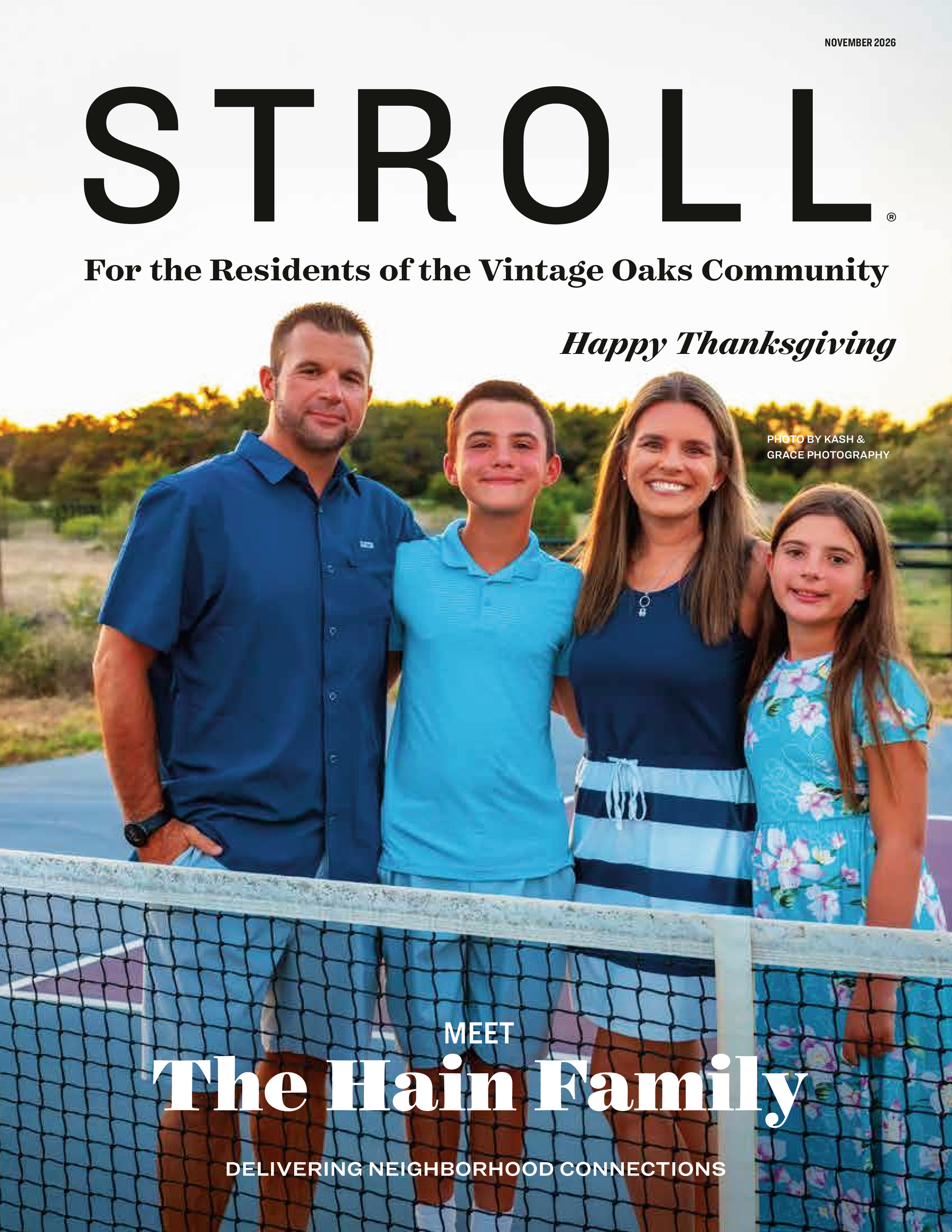 Stroll For the Residents of the Vintage Oaks Community 2026-11-01